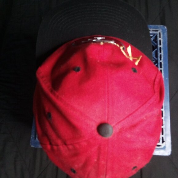 Vintage AJD San Francisco 49ers Two Tone Snap Hat Cap - Picture 2 of 6